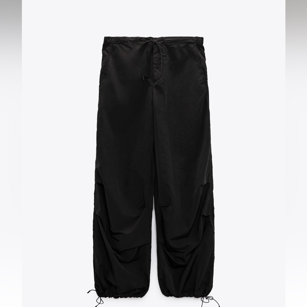 NWT ZARA PARACHUTE PANTS